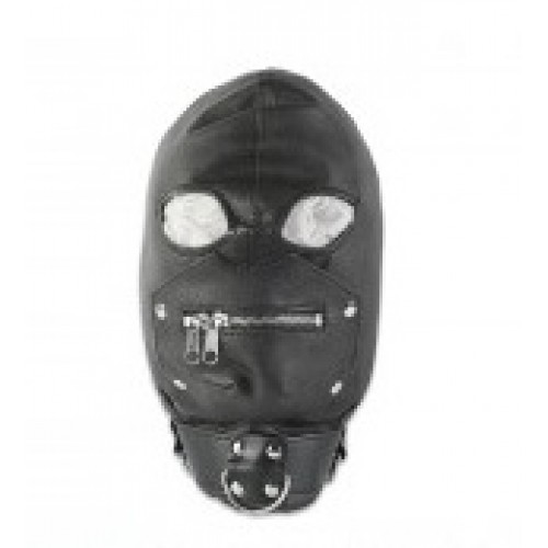 Бондажный шлем с замком