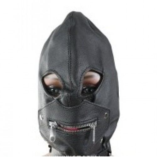 Бондажный шлем с замком