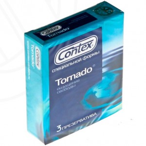 Презервативы Contex №3 Tornado расширяющейся кверху формы
