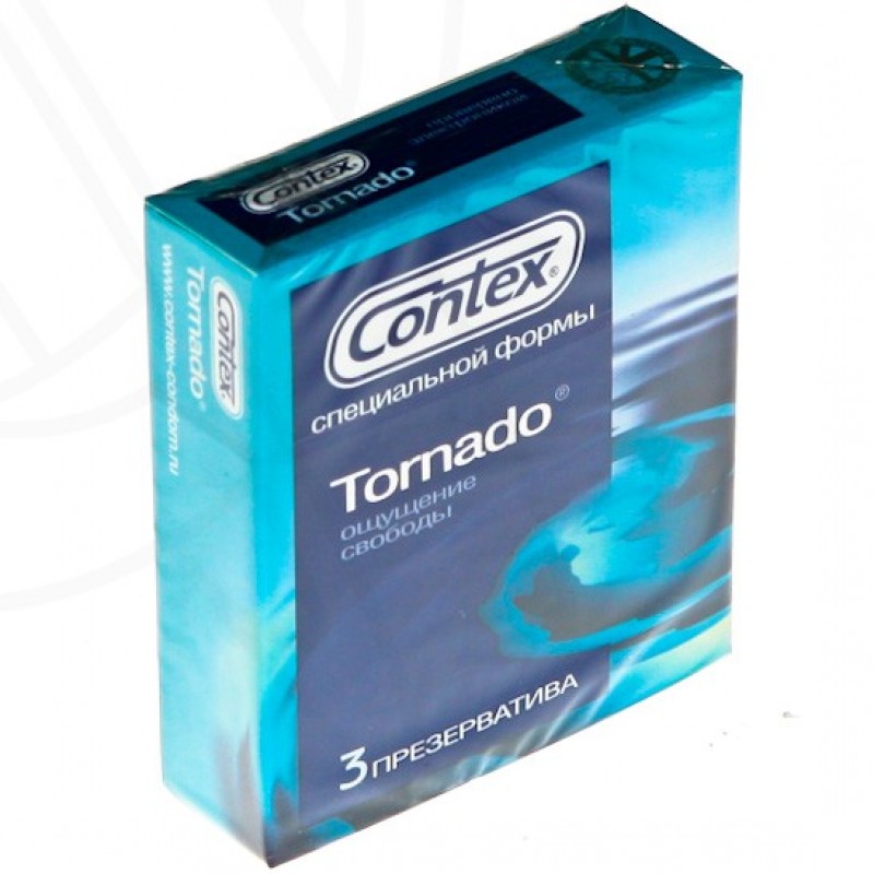 Презервативы Contex №3 Tornado расширяющейся кверху формы
