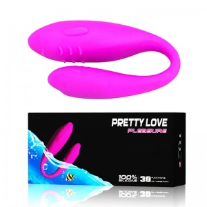 Вибратор для двоих Pleasure Double Dolphin перезаряжаемый (We-vibe 2)