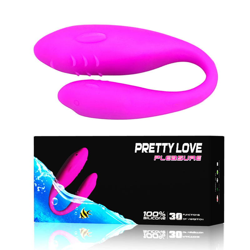 Вибратор для двоих Pleasure Double Dolphin перезаряжаемый (We-vibe 2)