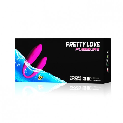 Вибратор для двоих Pleasure Double Dolphin перезаряжаемый (We-vibe 2)