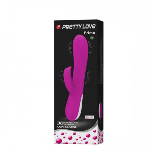 Вибратор с клиторальным стимулятором Pretty Love Primo