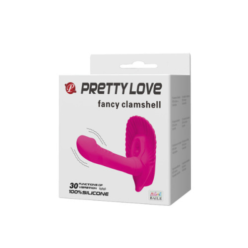 Клиторально-вагинальный вибростимулятор Pretty Love Fancy Clamshell