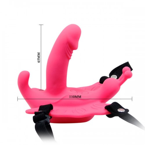 Клиторальный вибростимулятор бабочка Ultra Passionate (10 режимов)