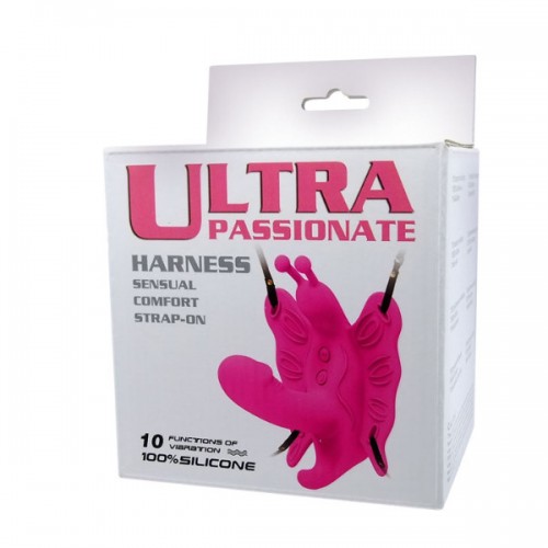 Клиторальный вибростимулятор бабочка Ultra Passionate (10 режимов)