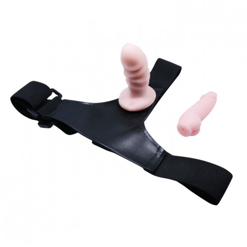 Страпон женский Ultra Passionate Harness с двумя насадками