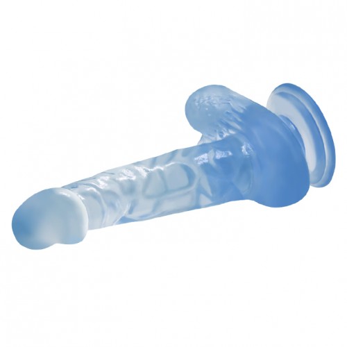 Фаллоимитатор на присоске с мошонкой