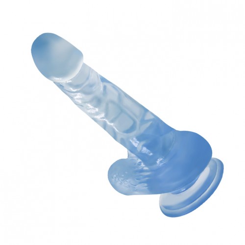 Фаллоимитатор на присоске с мошонкой