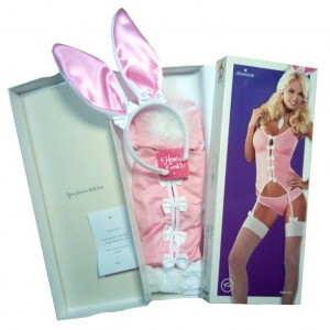 Костюм Розовый Кролик Bunny suit L/XL (иной угол)