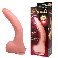 Вибратор с мошонкой на присоске