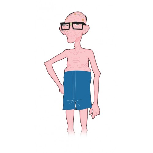Мини-кукла для секса Дедуля Travel Size Dirty Old Man Doll
