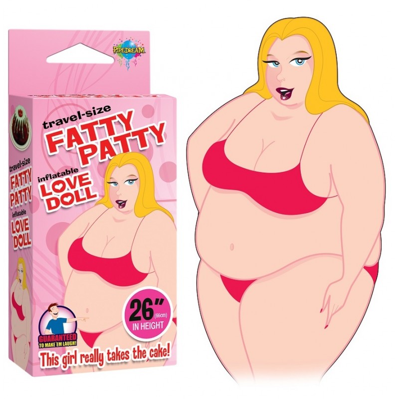 Мини-кукла для секса Travel Size Fatty Patty Blow Up Doll, PD8615-00, 2578....