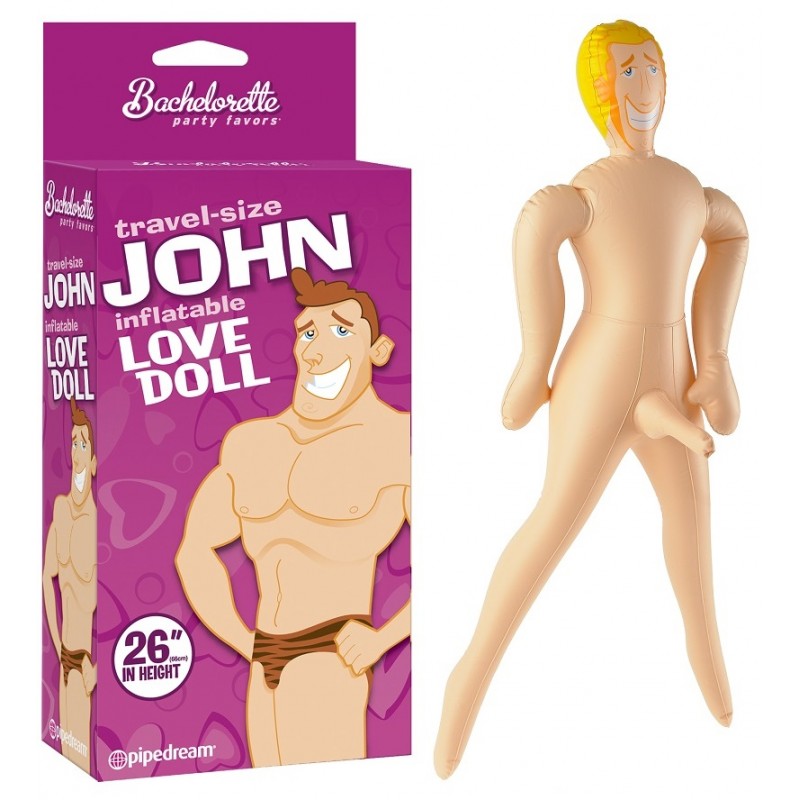 Мини-кукла для секса Travel Size John Blow Up Doll