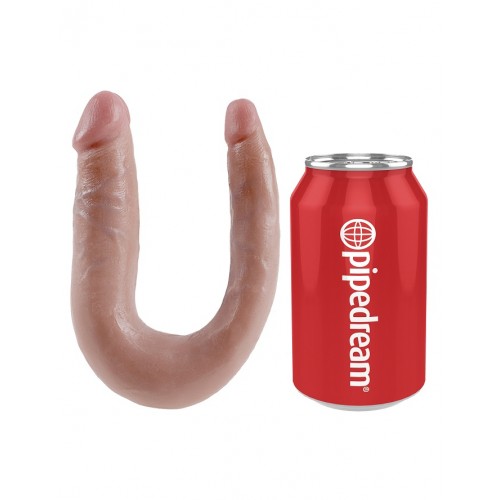 Двойной фаллос King Cock U-Shaped Small Double Trouble Flesh