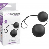 Анальные шарики AFC Vibro Balls Black