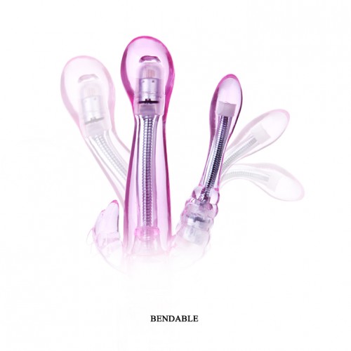 Вибратор гнущийся с тройной стимуляцией Intimate Tease