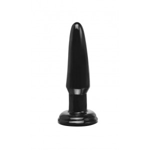 Анальная пробка Basix Rubber Works Beginners Butt Plug Black Анальная пробка Basix Rubber Works Beginners Butt Plug Black (иной угол)