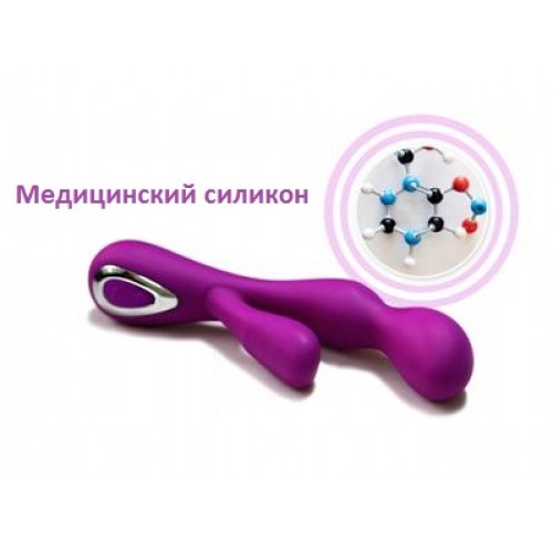 Перезаряжаемый вибромассажер с клиторальной стимуляцией Impluse Love