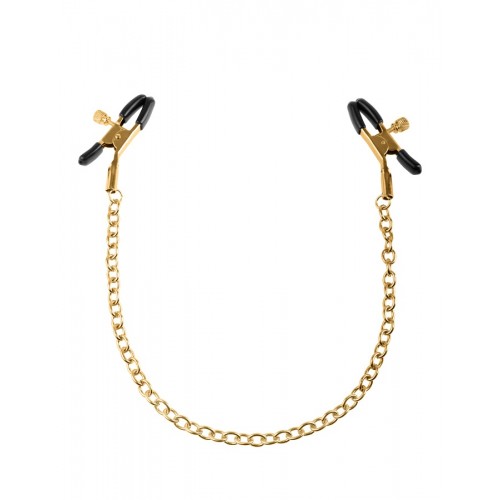 Зажимы для сосков FF Gold Chain Nipple Clamps