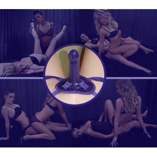 Страпон Fetish Rider G-Spot Strap On фиолетовый