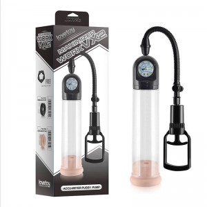Вакуумная помпа для пениса Maximizer Worx VX2 Accu-Meter Pro Pump с мягкой насадкой