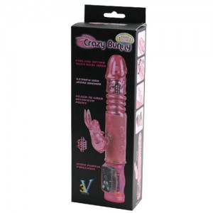 Вибратор-ротатор с поступательными движениями и стимулятором клитора (иной угол)