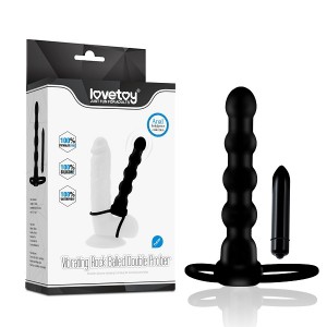 Насадка для двойного проникновения с вибрацией Vibrating Fantasy