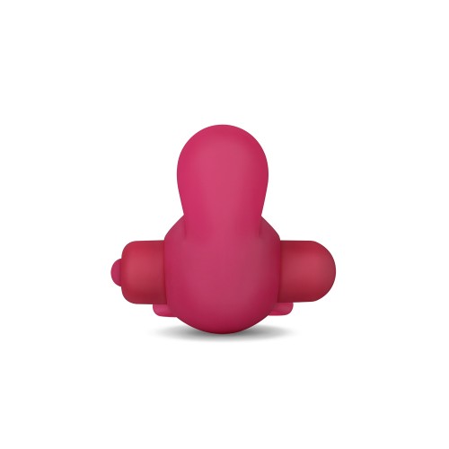 Двойное виброкольцо розовое Power Clit