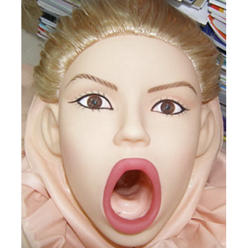 Кукла для секса с открытым ртом и вибрацией 3D Face Love Doll
