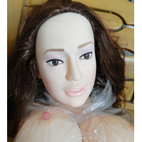 Кукла шатенка для секса с вибрацией 3D Face Love Doll