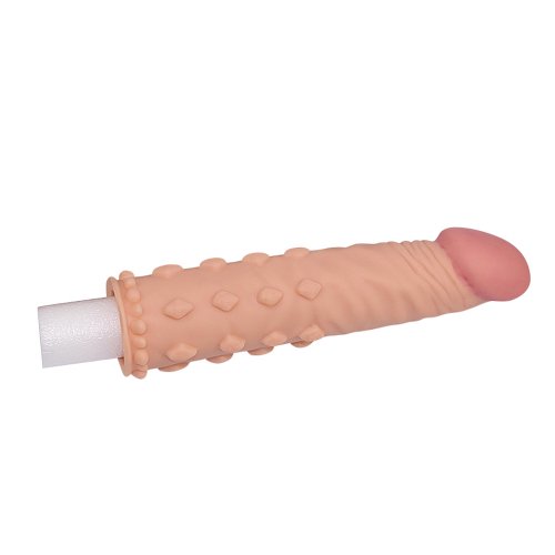 Насадка на пенис удлиняющая Super-Realistic Penis Extension Sleeve +5 см