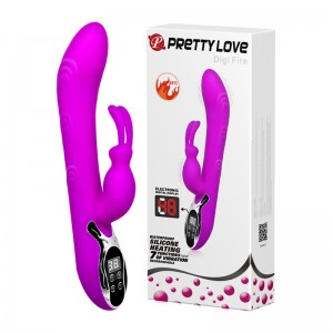 Перезаряжаемый Кролик с подогревом Pretty Love Digi Fire 