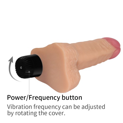 Вибратор Real Feel Сyberskin Vibrator 18см
