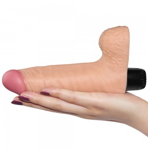 Вибратор Real Feel Сyberskin Vibrator 18см (иной угол)