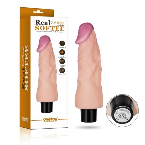 Реалистичный вибратор Real Softee 17 см Реалистичный вибратор Real Softee 17 см