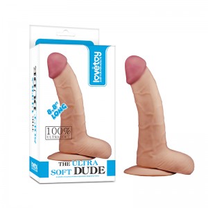 Фаллоимитатор реалистик на присоске The Ultra Soft Dude 22,5 см