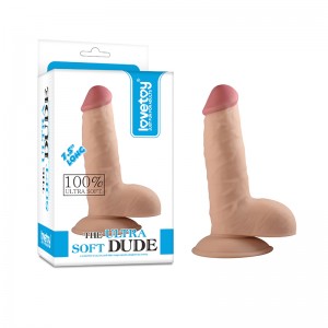 Фаллоимитатор реалистик на присоске The Ultra Soft Dude 7 5 in