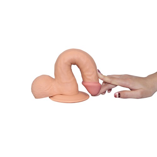 Реалистичный фаллоимитатор на присоске The Ultra Soft Dude 22 см