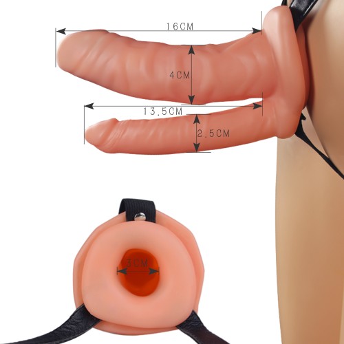 Фаллопротез для двойного проникновения Unisex Hollow Double Penetrator