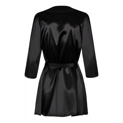 Черный пеньюар Satinia L/XL