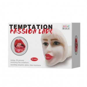 Лицо ротик-мастурбатор с вибрацией Passion Lady Temptation