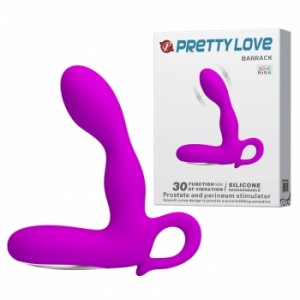 Перезаряжаемый стимулятор простаты с вибрацией Pretty Love Barrack