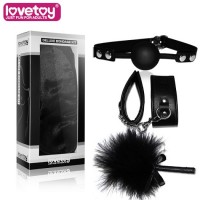 Набор для ролевых игр Deluxe Bondage Kit (наручники тиклер кляп-шар)