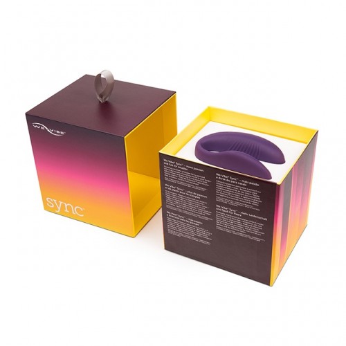 We-Vibe Sync Фиолетовый вибромассажер для пар с дистанционным пультом