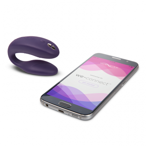 We-Vibe Sync Фиолетовый вибромассажер для пар с дистанционным пультом