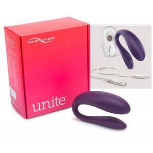 We-Vibe Unite Вибромассажер фиолетовый для пар с дистанционным пультом We-Vibe Unite Вибромассажер фиолетовый для пар с дистанционным пультом (иной угол)