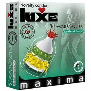 Презервативы Luxe Maxima White Гавайский Кактус