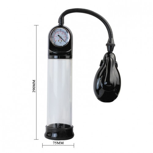 Вакуумная помпа с манометром и электронасосом Automatic Gauge Pump